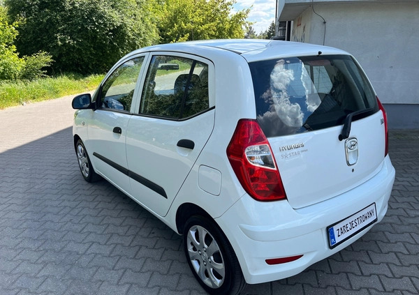 Hyundai i10 cena 14800 przebieg: 148000, rok produkcji 2012 z Płock małe 232